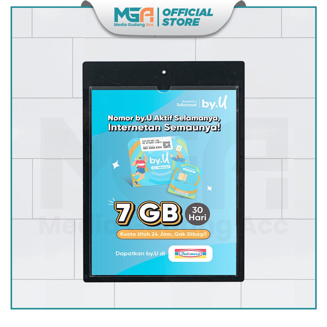 AKRILIK POCKET HITAM A4 - Image 3