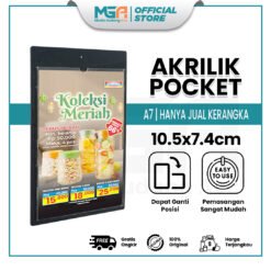 AKRILIK POCKET HITAM A7