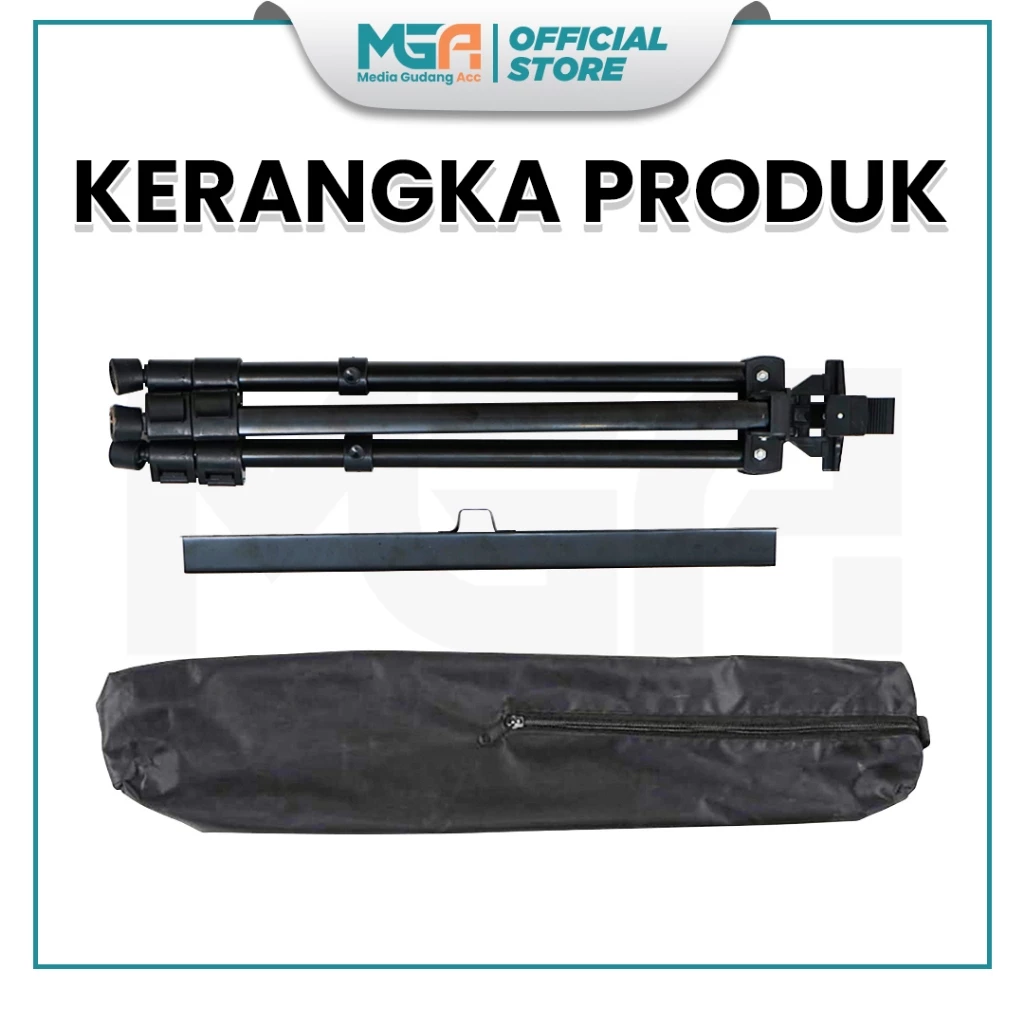 Tripod Banner 1 Sisi / Stand Frame / Banner Stand / Stand Foto Wedding / Standing Frame Lukis / Standing Banner - Image 4